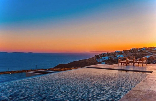 Houlakia Villa | Villa 'Lion' con vistas al mar, Wi-Fi y aire acondicionado