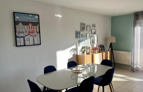 Wimereux Apartamento | Villa Louise - Appartement Spacieux proche digue avec jardin