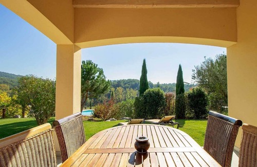 Saint-Maurice-dʼArdeche Villa | Villa-Clásico-Baño privado con bañera-Vista a la Piscina