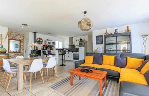 Messanges Villa | Villa Melchivany – Naturaleza y Océano, Terraza, Jardín, Spa para 6 Personas en Messanges