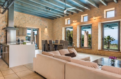 Livadia Villa | Villa Nautilus - Increíble vista al mar y Creta Desayuno incluido