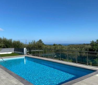 Agia Villa | Villa Panorama Modi, with pool and stunning views