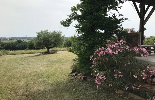 Eauze Casa | Villa Pountet Maison vue sur les Pyrénées Terrasse