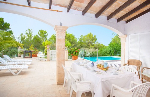 Mal Pas-Bon Aire Villa | VILLA ROMANA BONAIRE - Villa con piscina privada en Bonaire (Alcúdia). WiFi Gratis