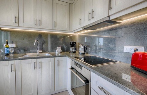 Agios Georgios Pagon Apartamento | Villa Sofia # 1 Appartement con vista increíble