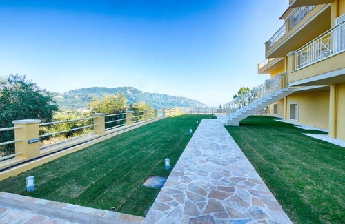 Agios Georgios Pagon Apartamento | Villa Sofia # 1 Appartement con vista increíble