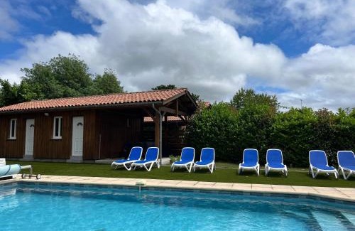 Sainte-Eulalie-en-Born Villa | Villa spacieuse à Sainte-Eulalie-en-Born, terrasse, piscine privée