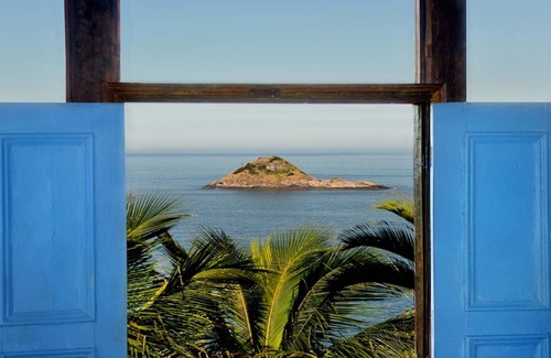 Joatinga Villa | Villa con hermosa vista y piscina en Joa - Joa005