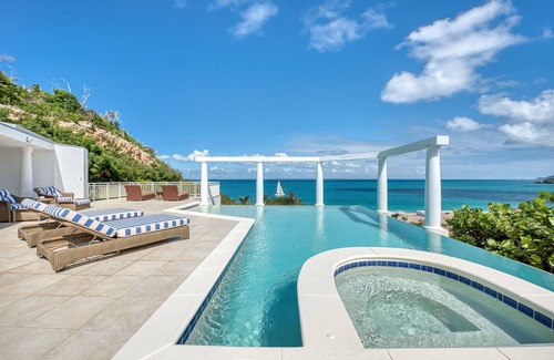 Plum Bay Villa | Villa with ocean views, pool, concierge, housekeeping, airport pickup