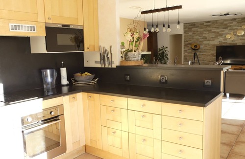 Puilacher Villa | Villa con piscina segura climatizada Servicios de TB, Coeur Hérault, 8 personas