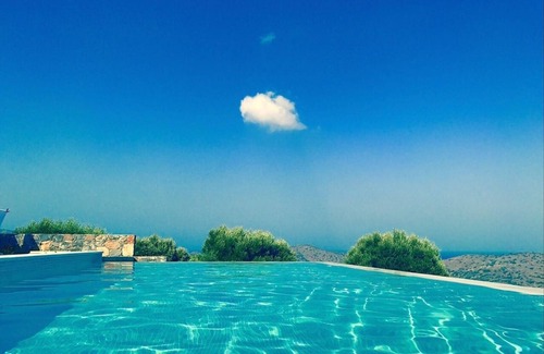 Elounda Villa | Villa con piscina con vistas panorámicas: bahía de Spinalonga Mirabello Elounda