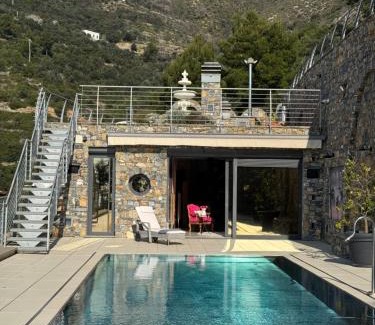 Alassio Apartamento | Villalino Tre Palme, Pool, 2 Schlafzimmer, 2 Bäder, Pool, Terrasse, Outdoor Fitness