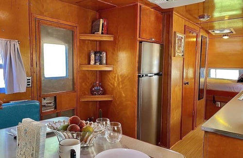 Burton Casa | Vintage RV and outdoor space minutes from Round Top and Brenham!