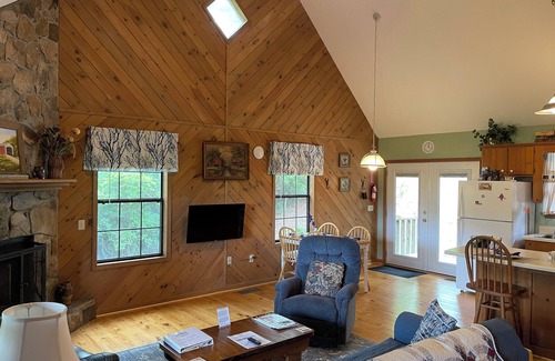 Hiawassee Cabina | Violet Cabin - Beautiful Mountain View, Rustic Charm w/ Jacuzzi & Wood Fireplace