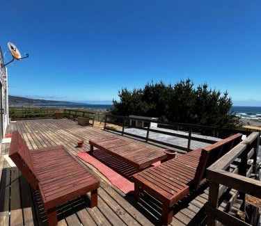 Pelluhue Apartamento | vista al mar curanipe cabaña/casa