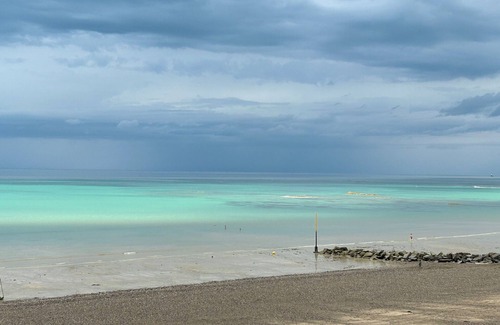 Agon-Coutainville Apartamento | Vue sur Mer, Appartement Rénové au Coeur de la Station Balnéaire