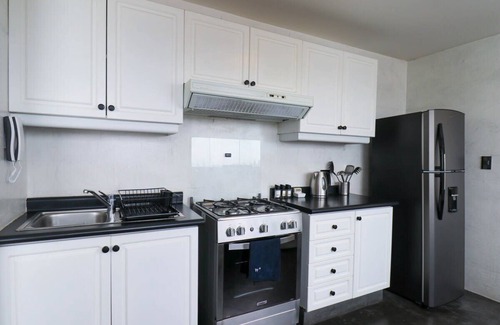 Santa Cruz Apartamento | Estilo industrial 3BR con icónica vista al OCÉANO