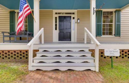 Edenton Casa | Walk to Downtown Historic Home in Edentons Heart