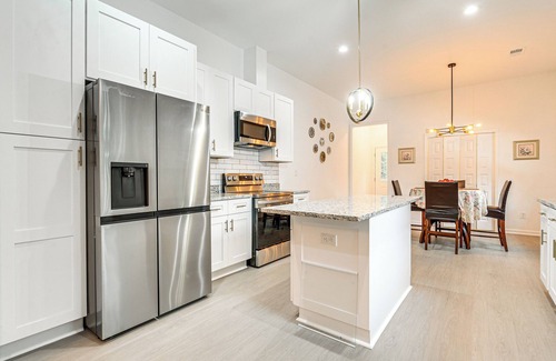 Hogansville Casa | Walk to Downtown! Modern Hogansville Home w/ Patio
