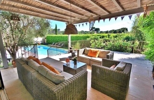 Mouans-Sartoux Casa | Julio y agosto Atractiva villa provenzal, tranquila, verde, soleada, mar a 12 min.