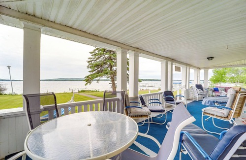 Oden Cabaña | Waterfront Alanson Cottage w/ Dock & Lake Access!