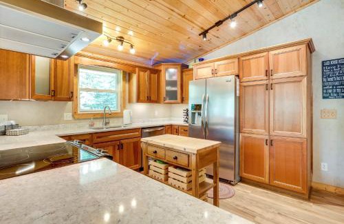 Eagle River Casa | Waterfront Eagle River Home with Dock and Fire Pit!