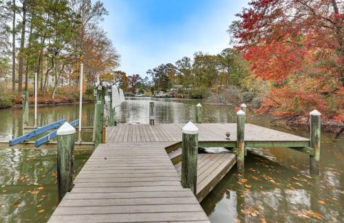 Lancaster Casa | Waterfront Home with Private Boat Dock in Lancaster!