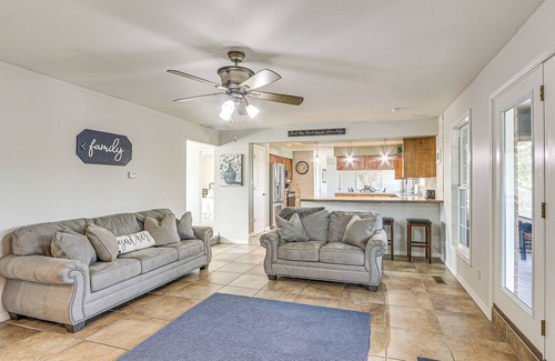 Arkansas City Casa | Waterfront Kansas Home w/ Private Fire Pit!