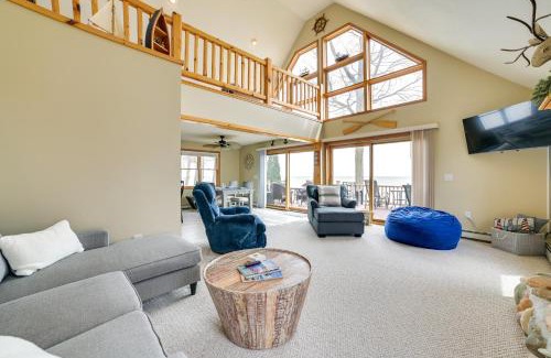 Tawas City Casa | Waterfront Lake Huron Home - Private Beach!