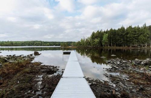 Dover-Foxcroft Casa | Waterfront Sebec Lake Home with Yard and Fire Pit