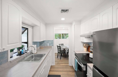 Vilano Beach Casa | Waterfront Serenity, Steps to Beach, Fire Pit, BBQ