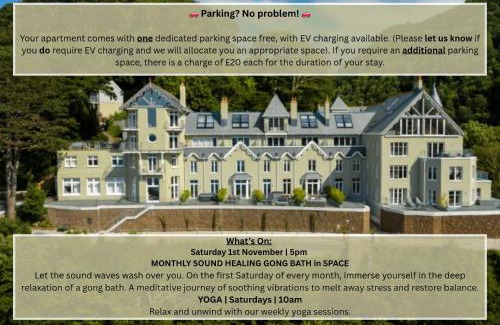 Lynmouth Apartamento | Watersmeet Edge, Terrace, 2BR and 2BA, River Views, Parking