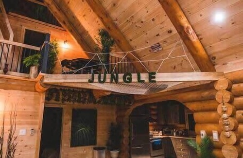 Saint-Philemon Chalet De Esquí | Welcome to the jungle - log cabine