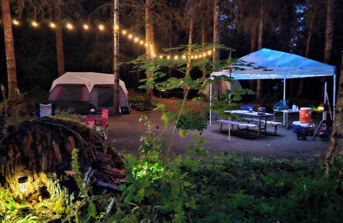 Pierce County Alquiler De RV | Welcoming 2-Tent Site, 5 people, hussle-free camping.