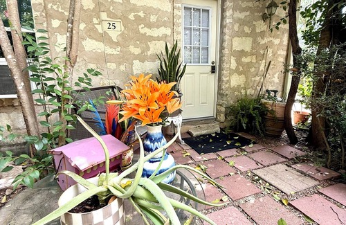 Sunset Oaks Apartamento | Welcoming studio in Sunset Valley for a peaceful getaway surrounded by woodland