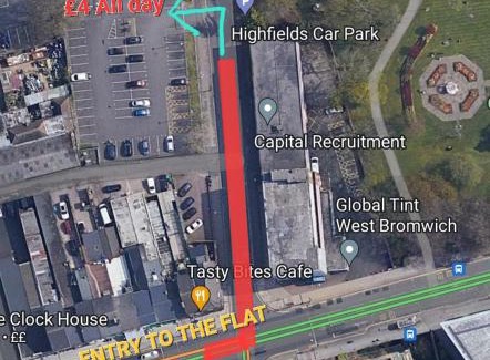 West Bromwich Apartamento | West Bromwich Studio Sleeps 2 near Birmingham