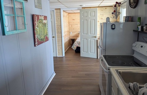 Titus Casa | What a view of our beautiful Lake Jordan. This cabin is sure to charm you .