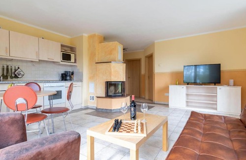 Buschvitz Apartamento | Whg-2-Habichtssicht-Ferienhaus-Am-Boddenufer-Buschvitz