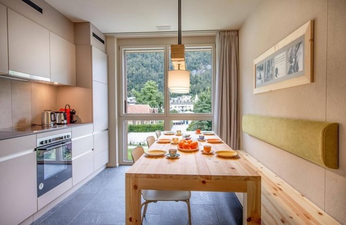 Meiringen Apartamento | Wifi, sauna, terraza, balcón, tv, local para esquís, 90m², Meiringen-Hasliberg
