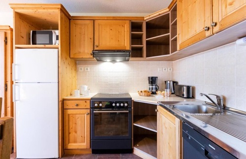 Les Eucherts Apartamento | Wifi, 150m de los comercios, piscina, sauna, hammam, balcón, tv, local para esquís, 30m², La Rosière