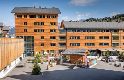 Vercorin Apartamento | Wifi, al pie de las pistas de esquí, sauna, hammam, terraza, balcón, tv, local para esquís, 35m²