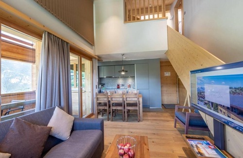 Vercorin Apartamento | Wifi, al pie de las pistas de esquí, sauna, hammam, balcón, tv, local para esquís, 62m², Vercorin