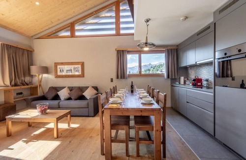 Vercorin Apartamento | Wifi, al pie de las pistas de esquí, sauna, hammam, tv, local para esquís, 72m², Vercorin