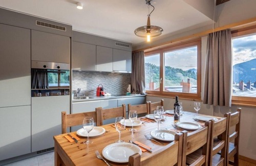 Vercorin Apartamento | Wifi, al pie de las pistas de esquí, sauna, hammam, tv, local para esquís, 94m², Vercorin