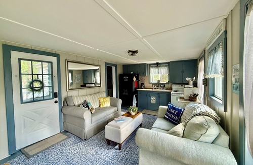 Lochmere Cabaña | Winnisquam Trio Your own private getaway in New Hampshire lakes region lake view