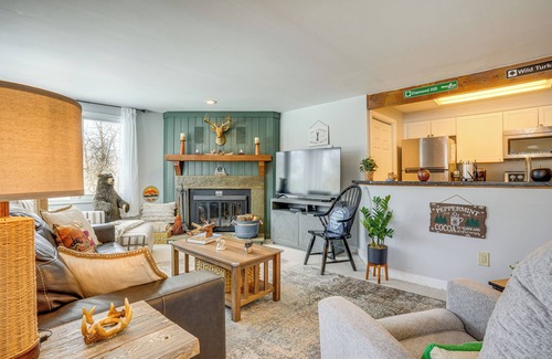 Nellysford Condominio | Wintergreen Resort Condo: Deck & Golf Course Views