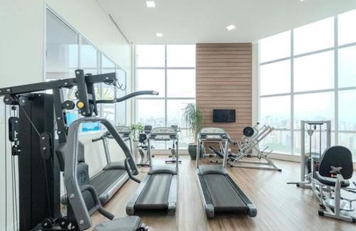 Goiania Apartamento | WLK22 - Flat Vista para Parque Cozinha Completa