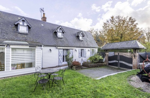 Saint-Nicolas-d'Aliermont Casa | Preciosa casa de vacaciones privada para 5 personas con WIFI, TV, terraza y mascotas permitida