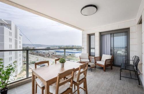 Nahariya Apartamento | Wonderful 3 bedroom on the beach