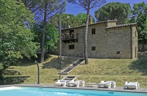 Pieve di Chio Villa | Casa de vacaciones privada con piscina privada, WIFI, TV, vista panorámica, cerca de Arezzo